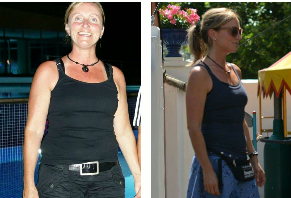 Monika S. vorher und nachher, −13 kg